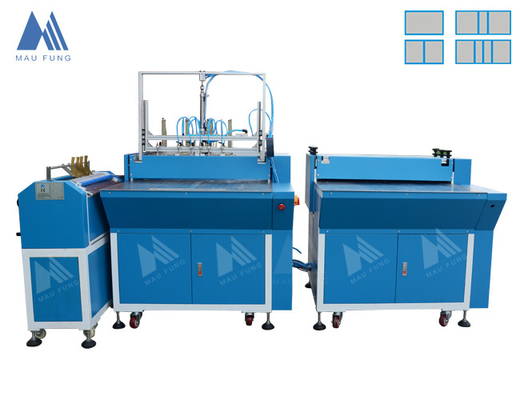 Yarı Otomatik 6 ADET/dakika 780*430mm 4mm Çift İstasyonlu Defter Kapağı Yapma Makinesi MF-SCM500A2