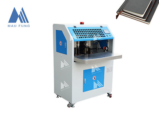 Çift Kafa Pnömatik Köşe Kesme Makinesi Yumuşak Kapak Kitap Ciltleme Makinesi MF-DCM470