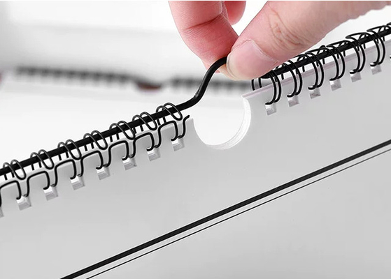 Defter Askı Takvimi İçin Yarı Otomatik Spiral Çift Tel Ciltleme Makinesi MF-SDM520