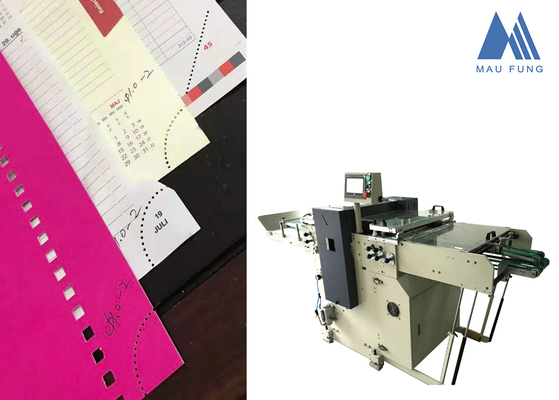 Sert Kapaklı Kitaplar ve Defterler İçin Sayfa Koparma Köşeleri Perforasyon Makinesi MF-PBM350