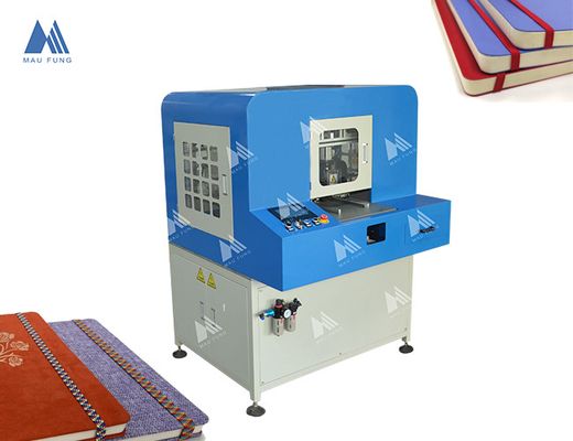 Sabit Kapaklı Kitap Elastik Bant Ekleme Makinesi 700pcs/h Sabit Kapaklı Kitap Bağlama Makinesi MF-SEM450