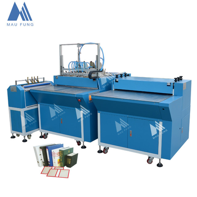 Yarı Otomatik 6 ADET/dakika 780*430mm 4mm Çift İstasyonlu Defter Kapağı Yapma Makinesi MF-SCM500A2