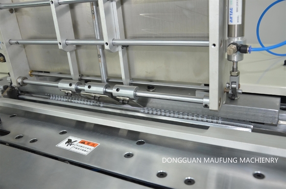 Maufung Semi Auto A5 Çift Loop Twin Coil Dizüstü Bilgisayar Kablo O Bağlama Makinesi MF-SDM520