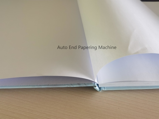 Tam Otomatik Sert Kapak Kitap İç Kapak Yapıştırma Makinesi Ve Sert Kapak Kitap İç Kapak Takma Makinesi MF-EIM450