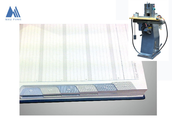 Notebook Yapım Fabrikası için Yarım Otomatik Kitap Kenarı İndeks Tab Kesme Makinesi MF-CIM450