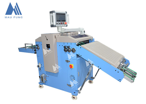 Tamamen Otomatik Kablo O Dizüstü Kitap Kağıt Punching Makine için YO Çift Bobinli Dizüstü Kitaplar MF-PBM350