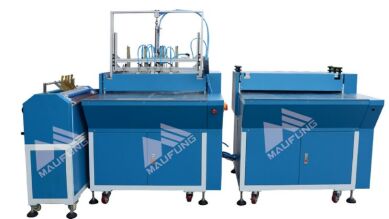Çift İstasyonlu Gri Karton Sarma Makinesi MF-SCM500A2
