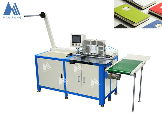 Maufung Semi Auto A5 Çift Loop Twin Coil Dizüstü Bilgisayar Kablo O Bağlama Makinesi MF-SDM520