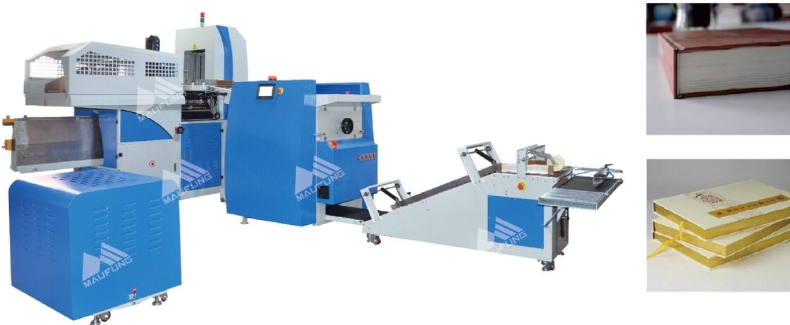 Otomatik Notbuk Bağlama Makinesi 600pcs/saat Hız 380V 9KW Otomatik Hard Cover Kitap Küresi Makinesi