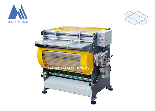 Kartof sert hediye kutusu ambalajı için yarı otomatik gri karton oluk makinesi MF-1200A